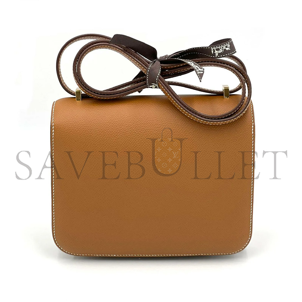HERMÈS MASTER CONSTANCE MINI 18 GOLD EPSOM H061677CC37(19*15*4cm)